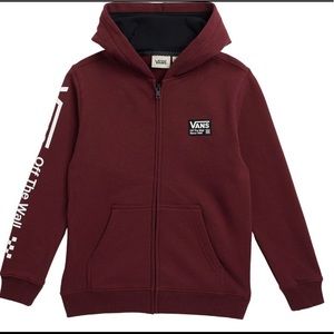 🆕 Vans Logo Front Zip Hoodie